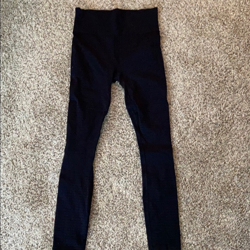 Athleta quilted knit moto leggings Size S
